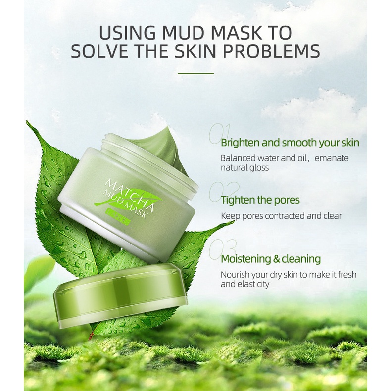 Mặt Nạ Bùn Trà Xanh Laikou Matcha Mud Mask 100G Mới Về Sena Beauty