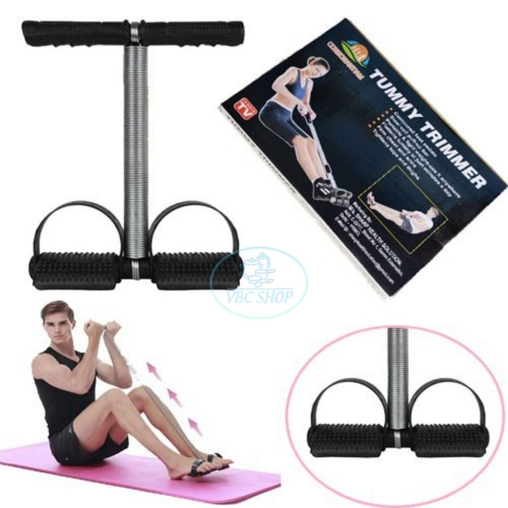 Dây Kéo Lò Xo Tummy Trimmer Tập Thể Dục Tại Nhà, Dây Kéo Lò Xo Tập Tại Nhà Tiện Dụng