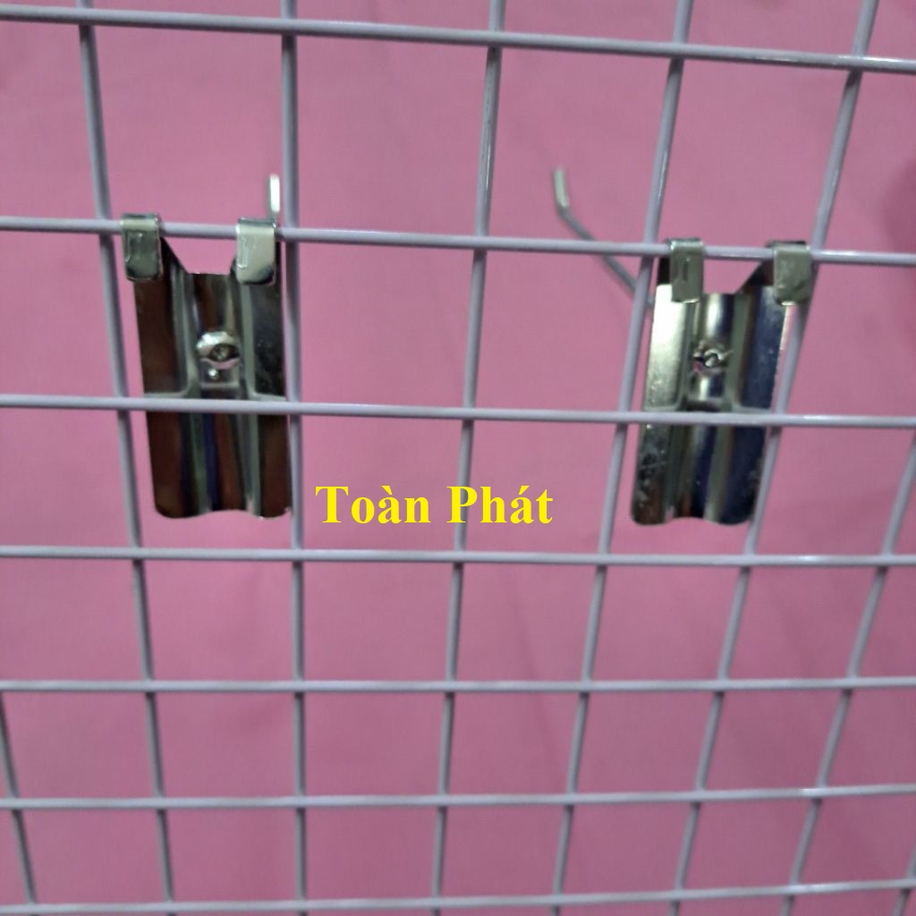 Tay cài lưới móc treo đồ mạ kẽm nhiều kích thước