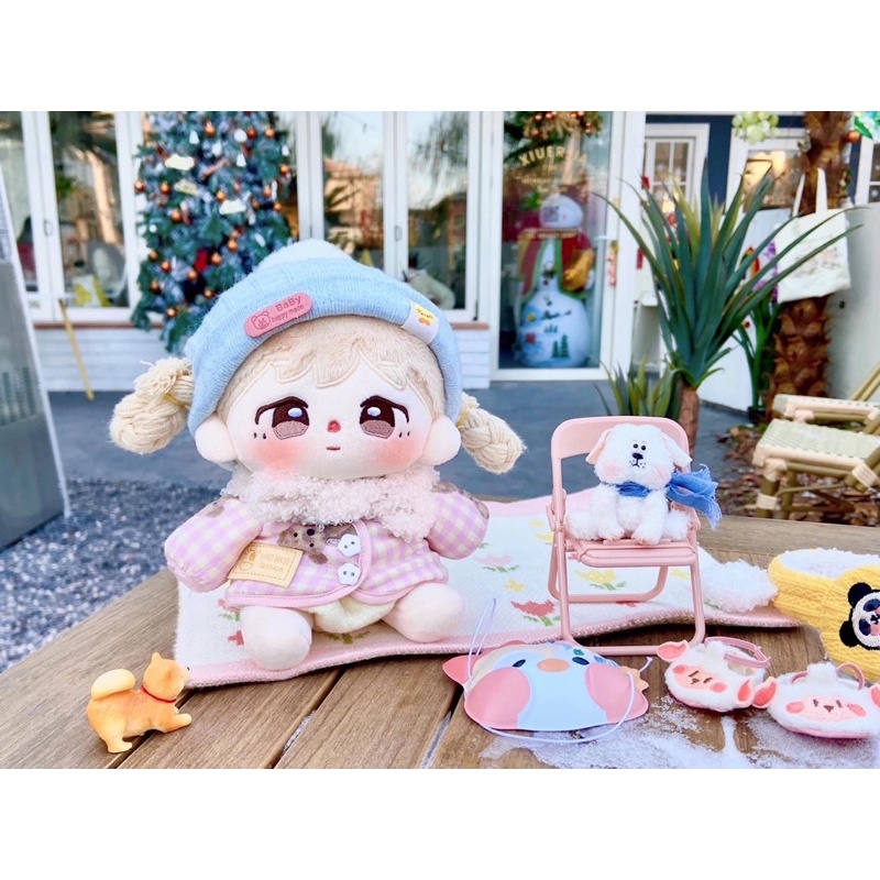 OUTFIT CLB GẤU TRÚC || TỦ TẠP HOÁ THỎ|| OUTFIT DOLL 20CM