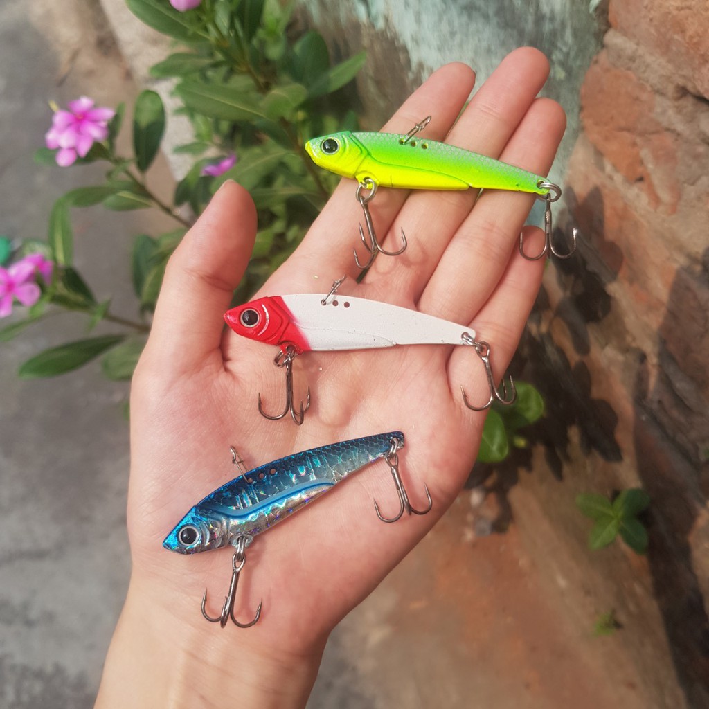 Mồi Lure_ Mồi Câu Lure Cá Sắt VIB Lazer _Mồi Câu Cá Lóc