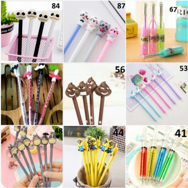 COMBO BÚT BI NƯỚC 3 (55 BÚT VÀ 10 RUỘT)