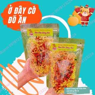 Bánh tráng trộn ngon bánh tráng miếng tôm chà bông ngon hết ý
