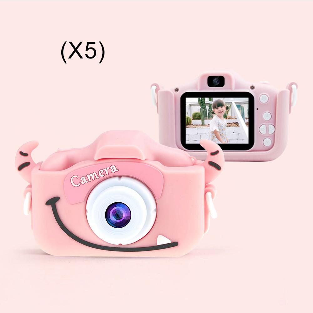 Máy ảnh trẻ em màn hình X5 2.0 inch Máy ảnh kỹ thuật số nhỏ với quà tặng đồ chơi pin Lithium 600 mAh
