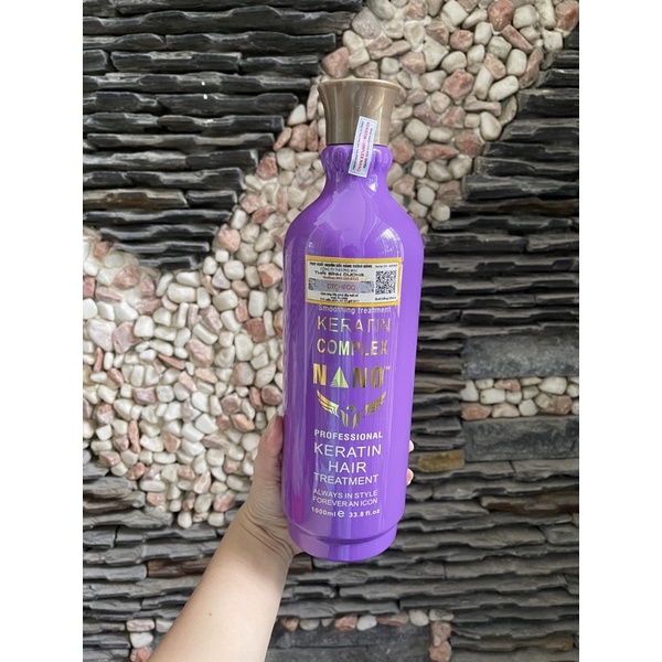 Phục hồi tóc nát keratin nano complex 1000ml