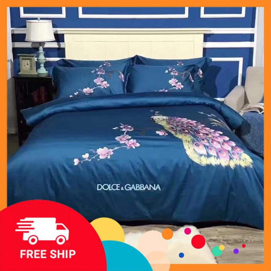 Chăn ga gối cotton lụa cao cấp D7A FREESHIP Hàng chuẩn kích thước