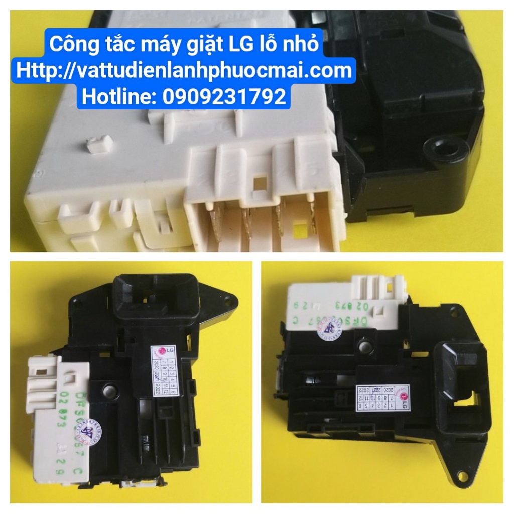 CÔNG TẮC MÁY GIẶT LG CỬA TRƯỚC LỖ NHỎ PHƯỚC MÃI