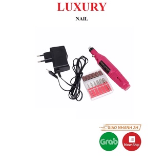 Máy Mài Móng Mini Làm Nail Kèm Đầu Mài