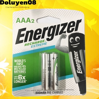 Pin sạc AAA 1.2v Energizer NH12ERP2 AAA800mAh _Vỉ 2 viên