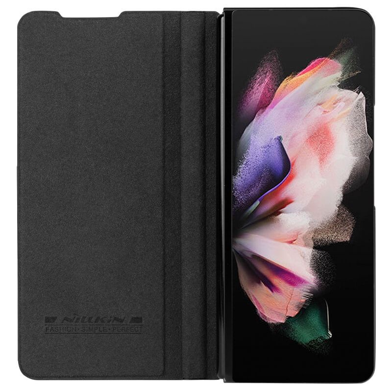 Bao Da Samsung Z Fold 5 / Z Fold 3 / FOLD 4  Nillkin QIN Pro Leather có khay