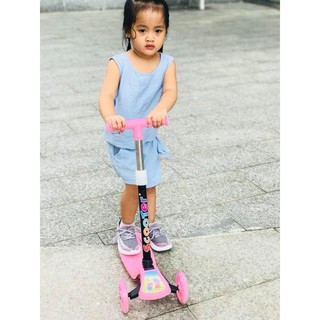 XE TRƯỢT SCOOTER THĂNG BẰNG 3 BÁNH PHÁT SÁNG MẪU MỚI [Gía rẻ]