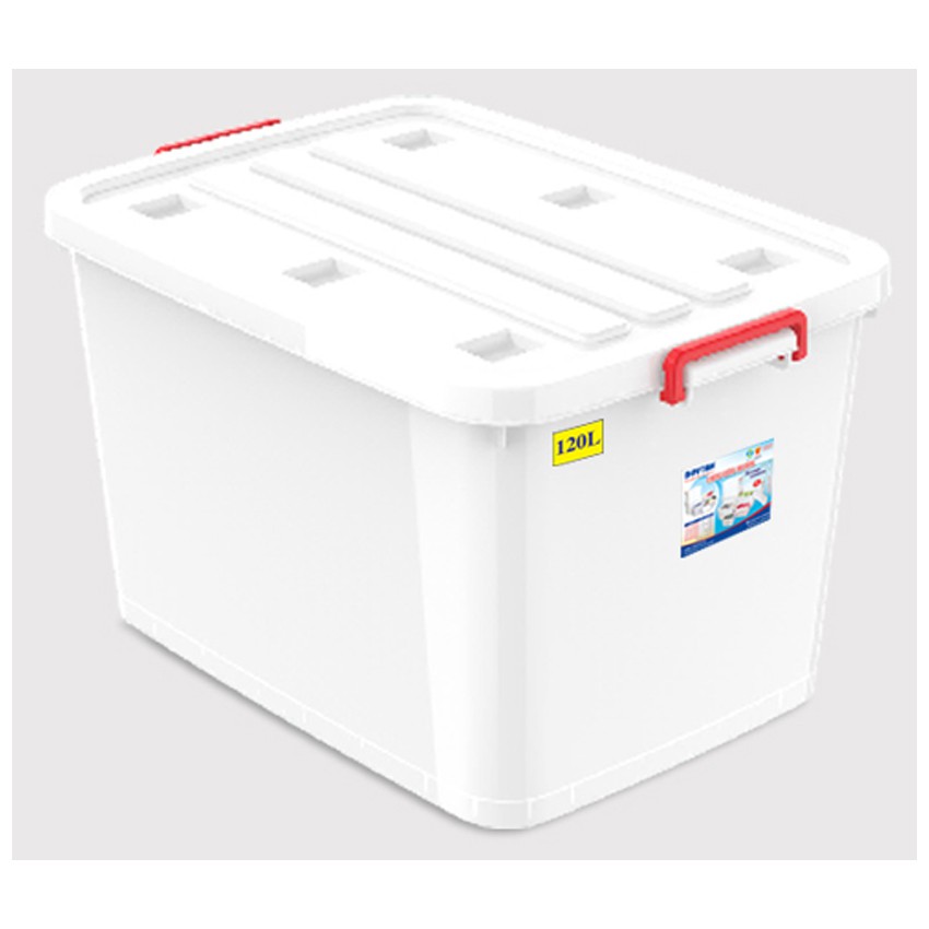 Thùng nhựa Duy Tân có bánh xe 120L - TẶNG 1 LY NHỰA TULIP - GIAO NHANH 1H