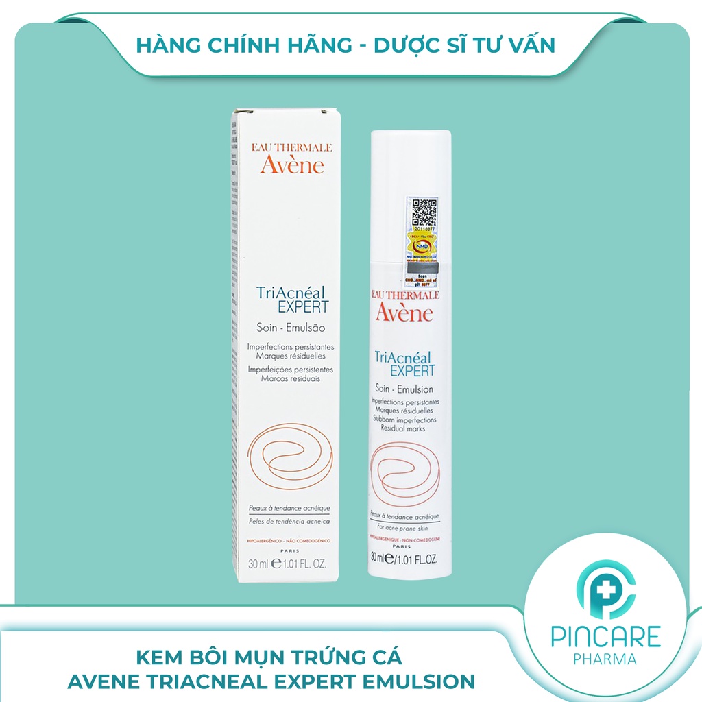 Kem bôi mụn trứng cá Avene Triacneal Expert Emulsion 30 ml - Hàng chính hãng - Nhà thuốc PinCare