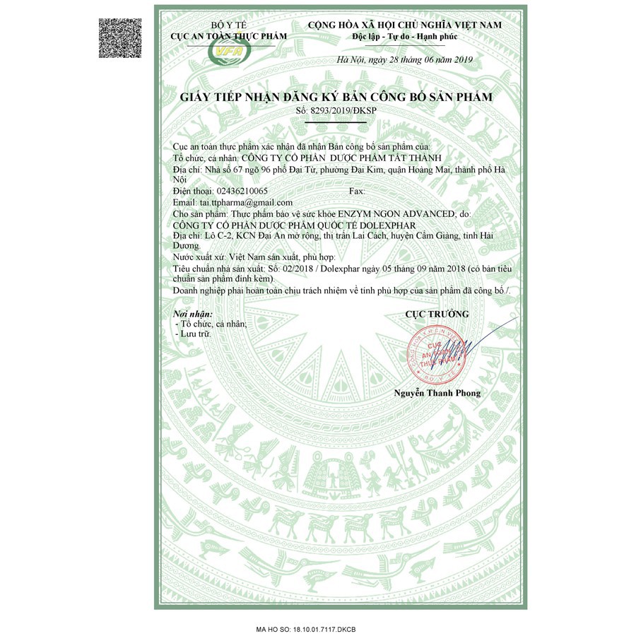 Siro Ăn Ngon Dạng Gói Uống Enzym Ngon Advanced Tất Thành Hộp 15 Gói | Thế Giới Skin Care