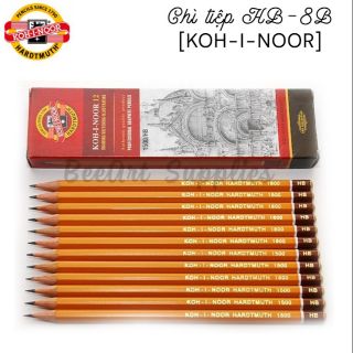 Bút chì tiệp chính hãng từ hb đến 8b có tem chống hàng giả