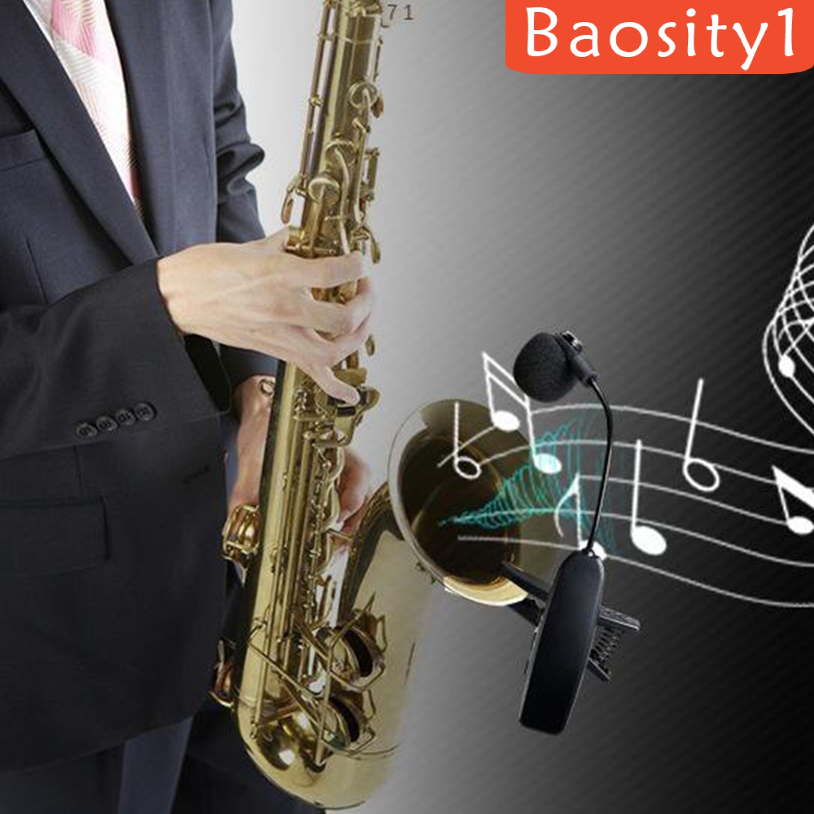 ✨Hàng sẵn sàng✨Microphone không dây UHF 1 Cho Kèn Saxophone