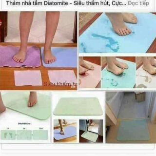 Thảm đá chùi chân siêu thấm hút nhật bản