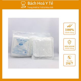 Gạc phẫu thuật tiệt trùng Tanaphar, kích thước 10cm x 10cm x 8 lớp, Túi/10 miếng