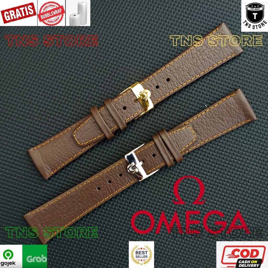 Dây Đeo Da Cho Đồng Hồ Thông Minh om /ega speed / master 20mm