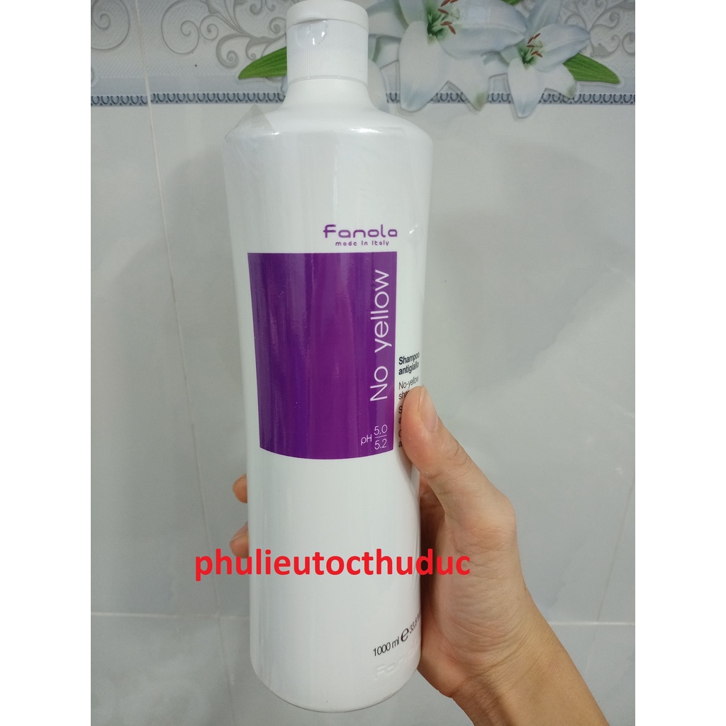 Dầu gội tím khử vàng Fanola 1000ml