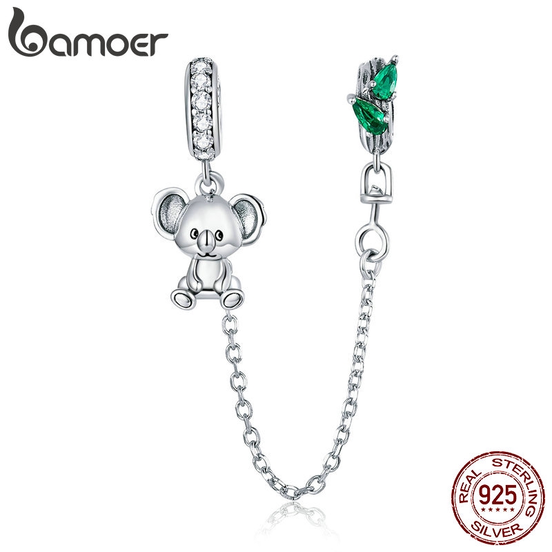Hạt charm Bamoer có dây xích độc đáo SCC1523