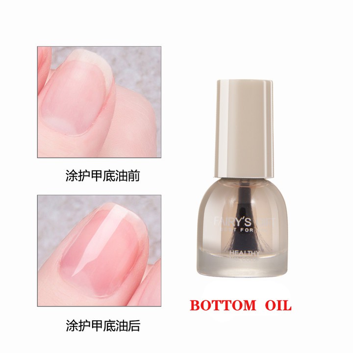 Sơn Móng Tay Fairy's Gift N8182 Trong Suốt Có 2 Loại Sơn Bóng Và Sơn Nền Dung Tích 6ml