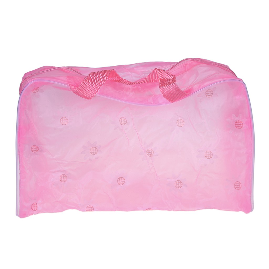 【COD】Túi đựng đồ trong suốt chống thấm nước in họa tiết hoa xinh xắn