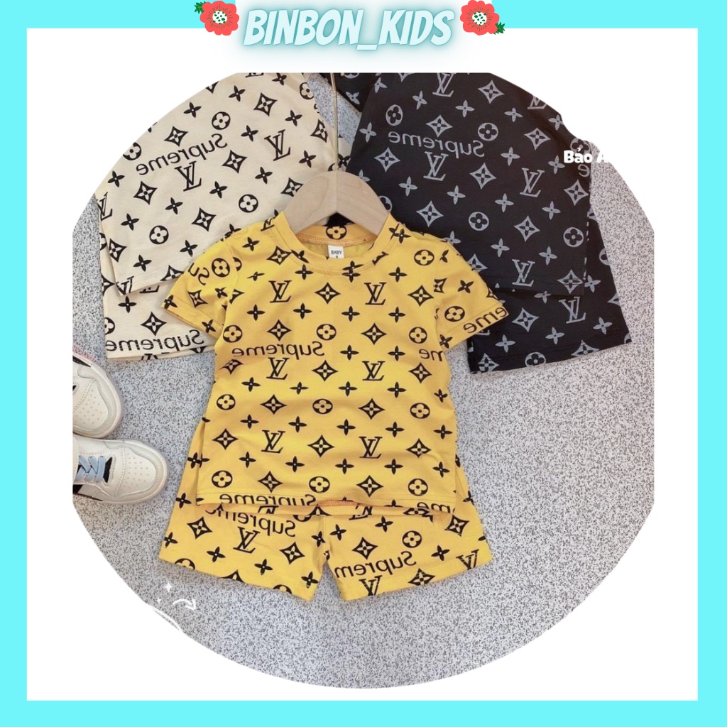 Bộ đồ hè cho bé.Bộ cộc tay cho bé trai bé gái chất thun cotton cao cấp siêu mềm siêu mát từ 6 đến 18kg binbon kids