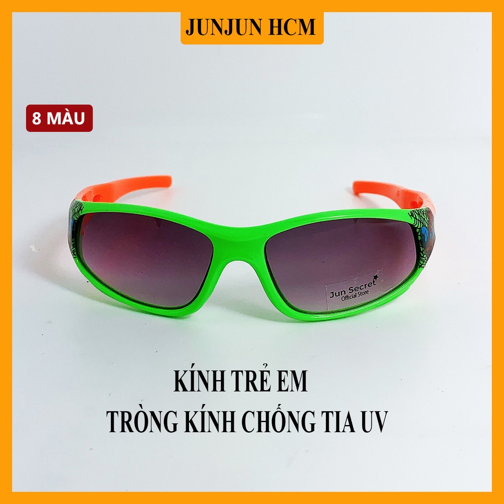 Kính mát trẻ em form ôm mặt hình người nhện phù hợp bé trai và bé gái từ 1 tới 5 tuổi JJ202209