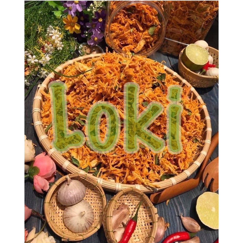 1 LON KHÔ GÀ LÁ CHANH 300g - Đồ ăn vặt bán chạy | BigBuy360 - bigbuy360.vn