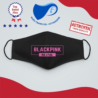 Khẩu Trang  B.L.A.C.K.P.I.N.K_90 CityShop68 Vải Cotton 100%, , Không Đau Tai, Dễ Thở Dành cho Nam Nữ