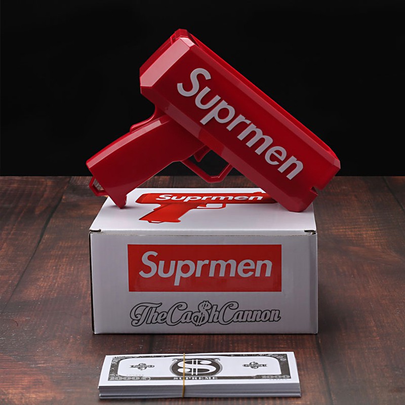 Súng Bắn Tiền Đồ chơi Party Supreme Money Full Box