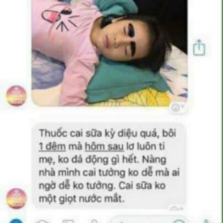 Bột bôi cai sữa cho bé