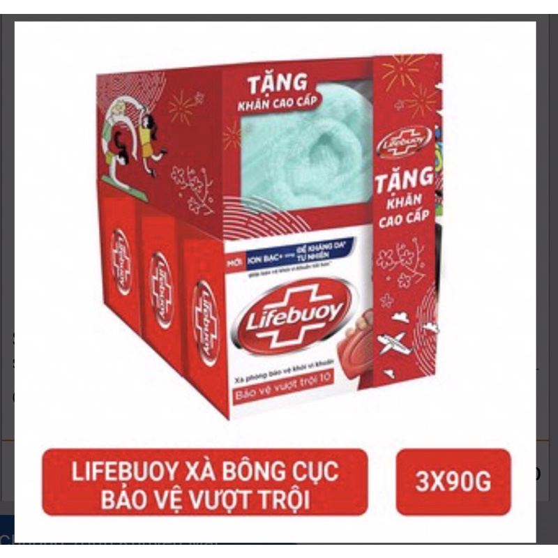 Xà bông diệt khuẩn Lifebuoy 90g