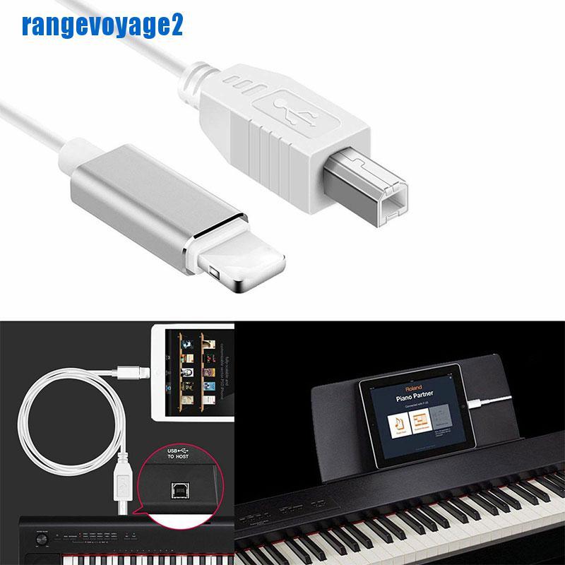 Cáp Chuyển Đổi Usb Từ Phẳng Sang Type-B MIDI Tiện Dụng Cho Bàn Phím / Điện Thoại / Apple