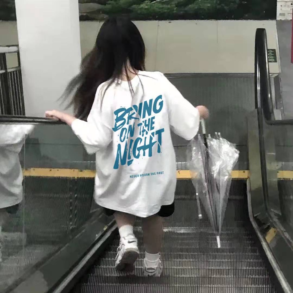 Set áo thun tay ngắn dáng rộng + quần đùi ống rộng xinh xắn dễ phối đồ cho nữ (có bán lẻ)