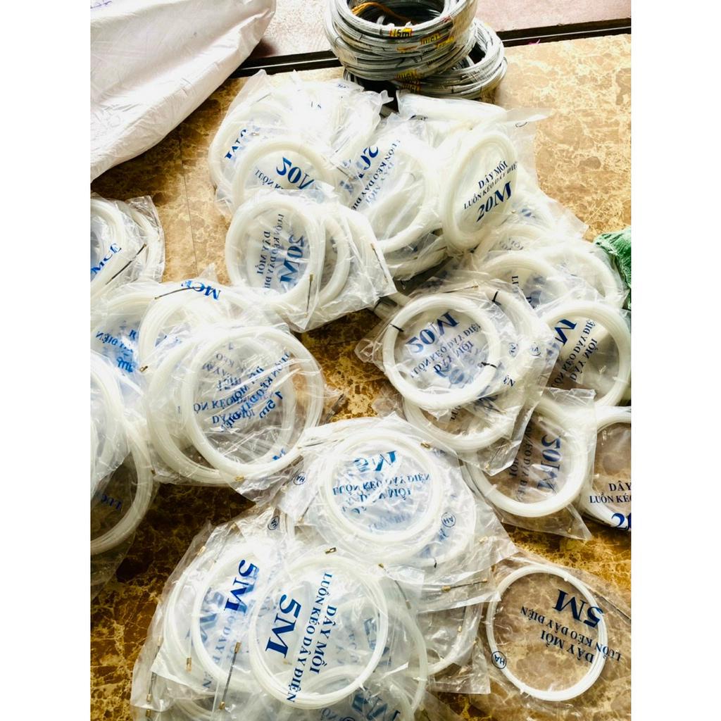 Ông luồn dây điện , dây mồi luồn dây điện , dây mồi điện dài từ 5 đến 20 mét