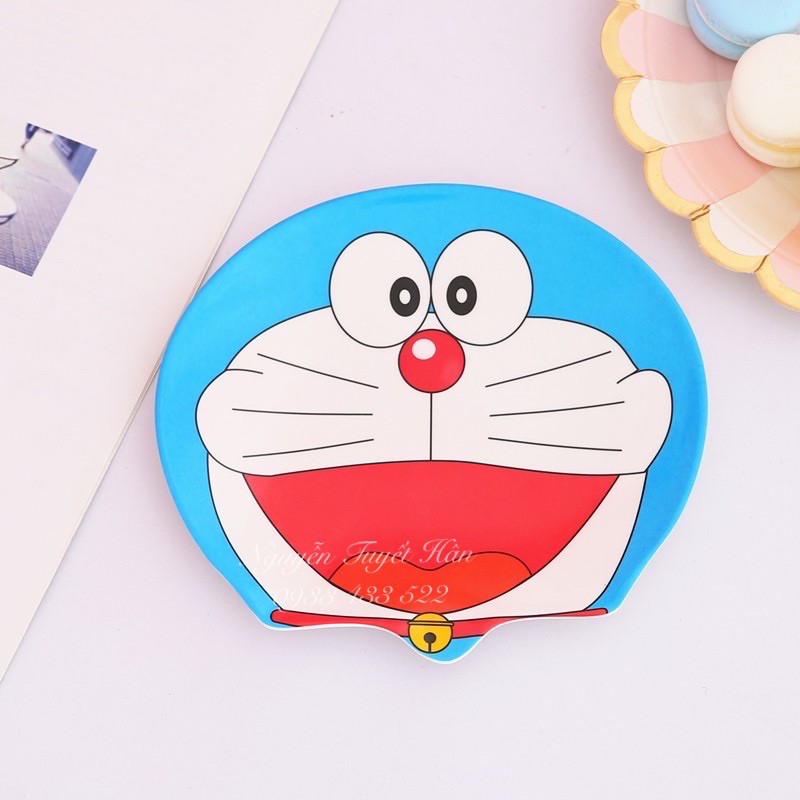 Dĩa 3D Doremon - Hello Kitty - Doraemon