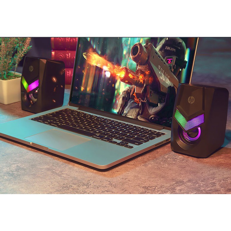 Loa máy tính 2.0 hãng HP DHE 6000 (2 cái/Bộ) Đen