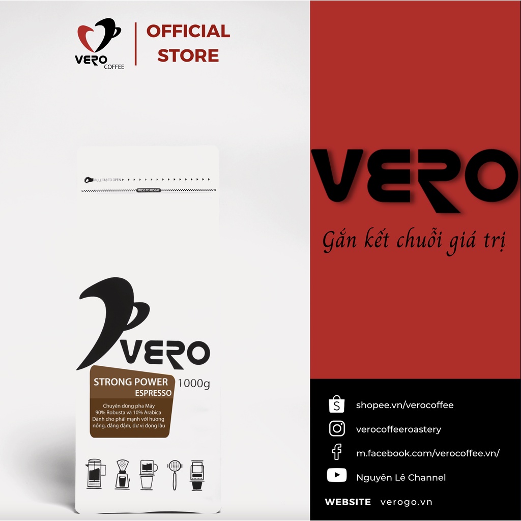 Cà Phê Hạt Vero Strong Power Espresso
