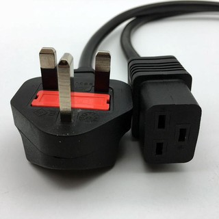 💥Dây Nguồn C19-UK 16A 250V (C19 to UK) Cho UPS, PDU, SERVER