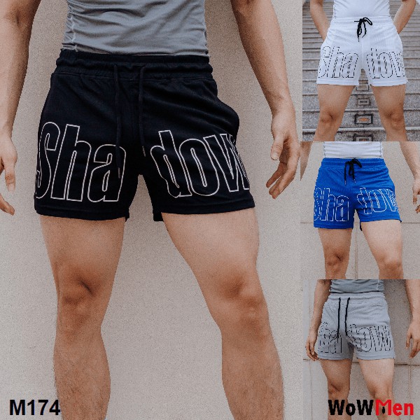 Quần Short Thun Nam Ngắn Ngang Đùi Tập Gym Thể Thao Chạy Bộ Đi Bơi Quần Đùi Nam Ngắn Mặc Nhà - M174