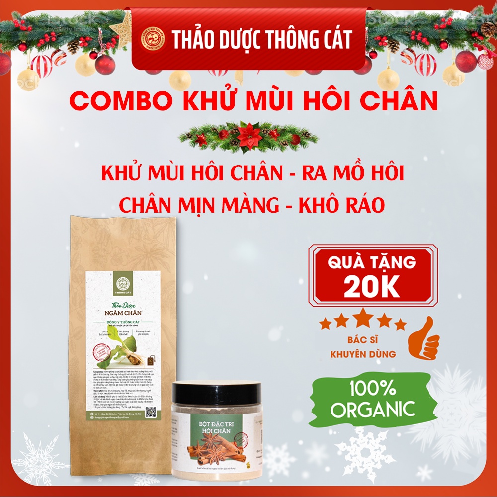 Khử mùi hôi chân với thảo mộc quý Đông y Thông Cát - Hết hôi chân , ra mồ hôi tay chân tác dụng nhanh chóng khi sử dụng