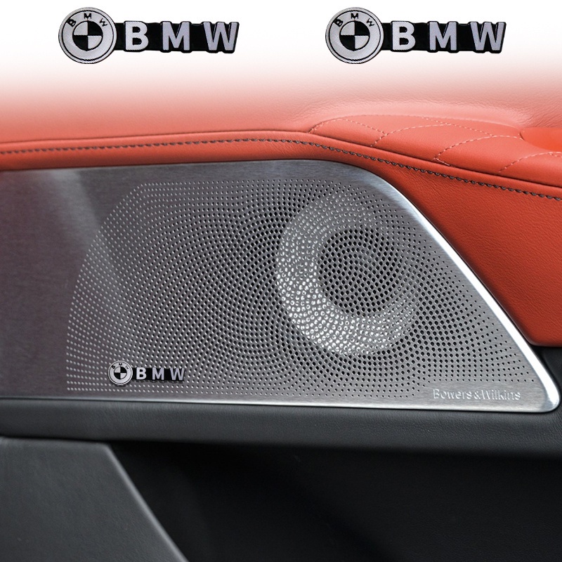 Set 4 / 8 Miếng Dán 3D Bằng Nhôm Trang Trí Loa Xe Hơi Toyota