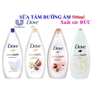 sữa Tắm Dove Đức (hàng chính hãng 100%chưa mở nắp chai đã có mùi hương thơm của sữa tắm)