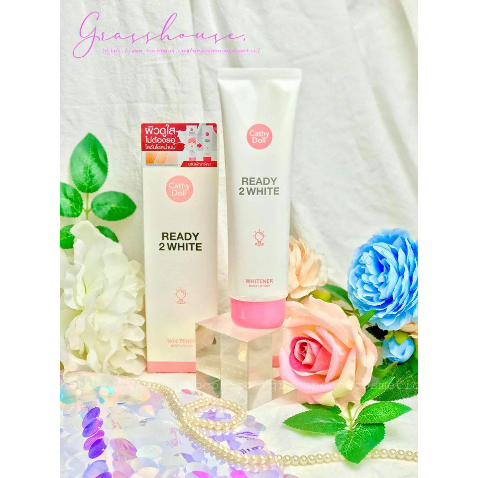 DƯỠNG THỂ TRẮNG DA CATHY DOLL READY 2 WHITE WHITENER SKIN WHITENING BODY LOTION