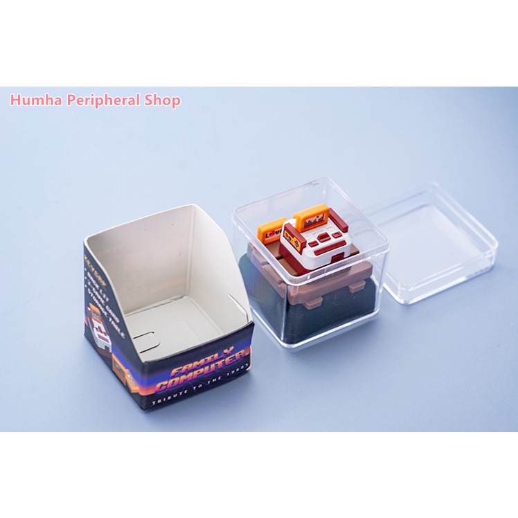 Bộ Bàn Phím Cơ Artisan Màu Đỏ Và Trắng Thiết Kế Dễ Thương Cho Esc keycap
