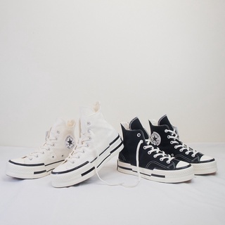 Chính hãng | giày converse 1970s plus trắng, đen cổ cao, đế độn 5cm | imma.g