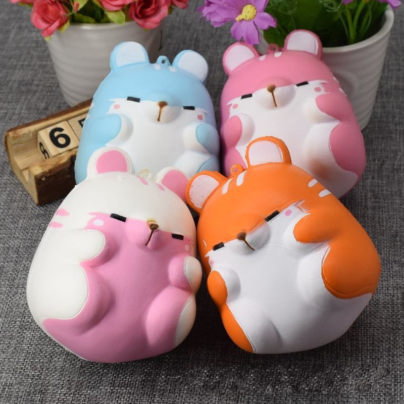Squishy Lớn JUMBO chuột ú hamster Đồ Chơi Xốp Giảm Stress Hình mềm mịn dễ Thương đàn hồi Cho Bé