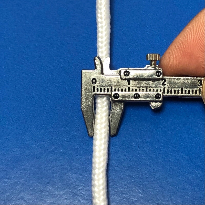 10 mét - Dây Dù tròn 4.5mm có lõi bóng đẹp dùng làm macrame, căng lều, dây phơi